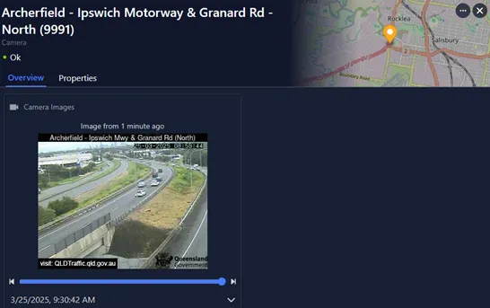 A screenshot of the new Camera resource in the Addinsight software